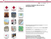 Tablet Screenshot of kartographie.de